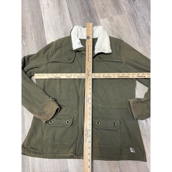 Carhartt Womens Thick Soft Fleece Jacket Size XL 16/18 - Picture 2 of 6